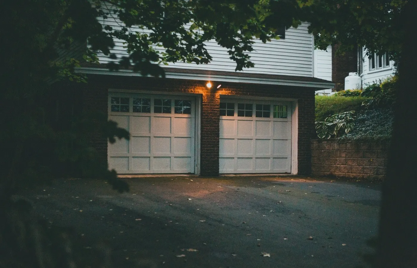 Commercial garage door installation